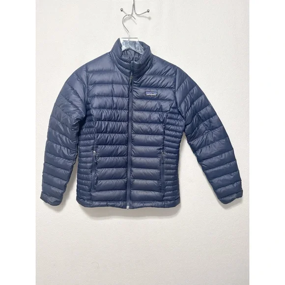 Patagonia Women’s Down Sweater Jacket Smolder Blue S - Picture 2 of 6